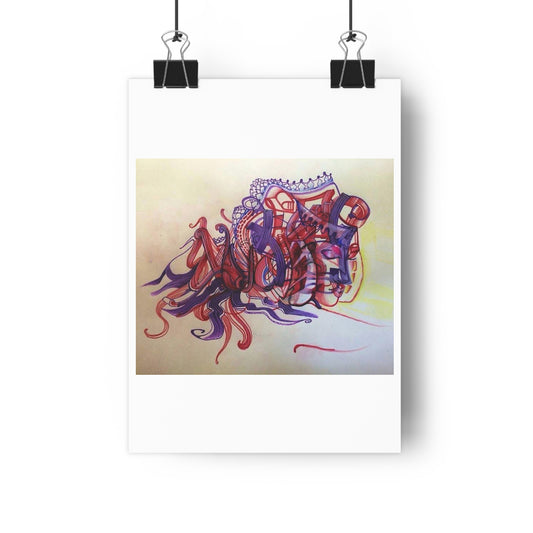 "Ribbon Dancer”- Giclée Art Print by artist David Hilborn