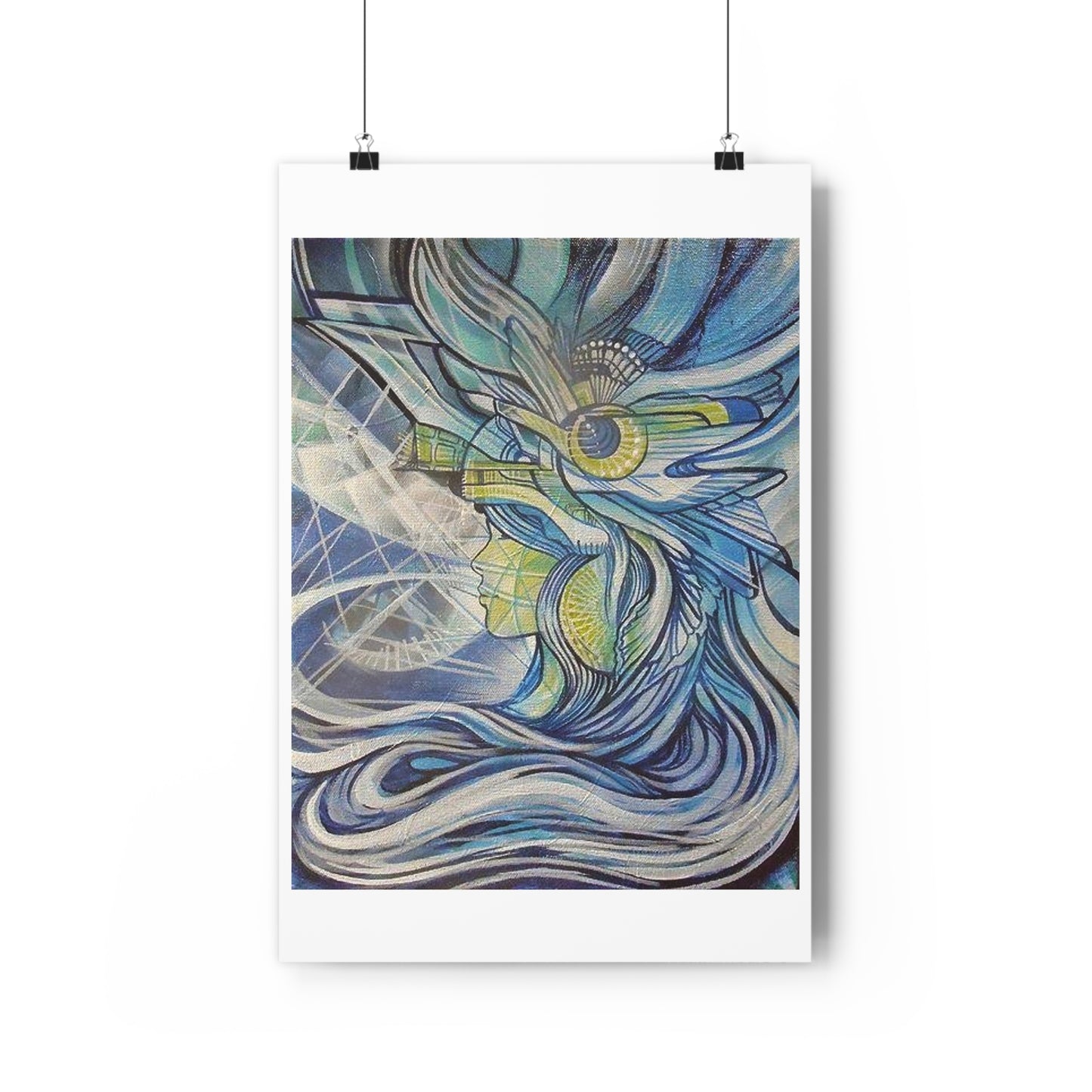 "Aquamarine”- Giclée Art Print by artist David Hilborn