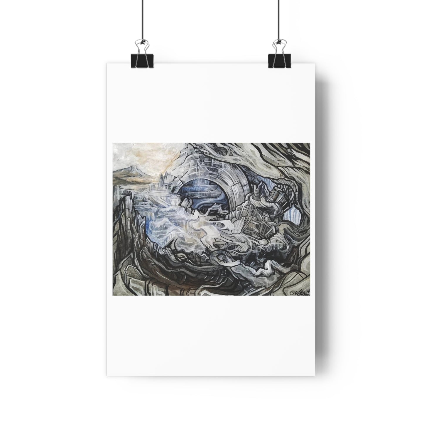 "Typhoon”- Giclée Art Print by artist David Hilborn