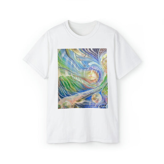 “Vibrational Terrain” - Short Sleeve Graphic Tee by Artist David Hilborn