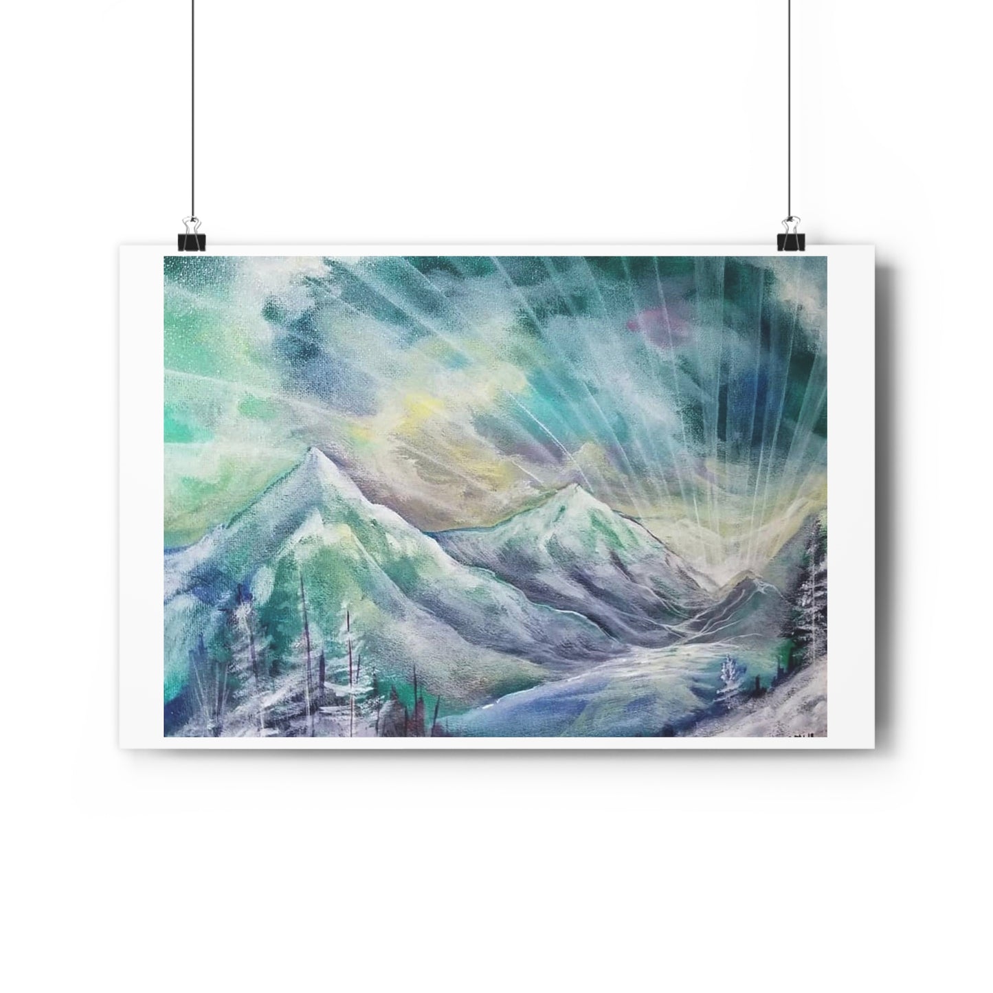 "Cool Rising”- Giclée Art Print by artist David Hilborn