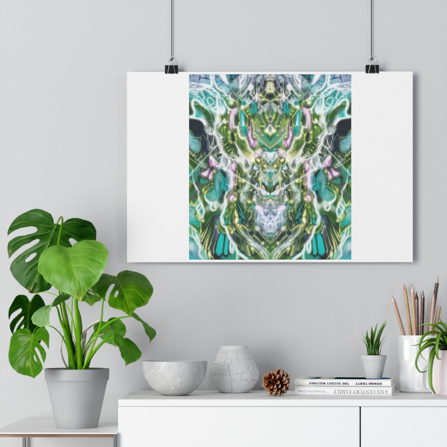 "Green Dragon”- Giclée Art Print by artist David Hilborn