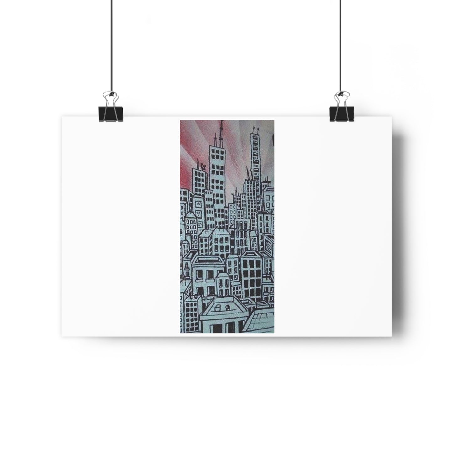 "Sky View”- Giclée Art Print by artist David Hilborn