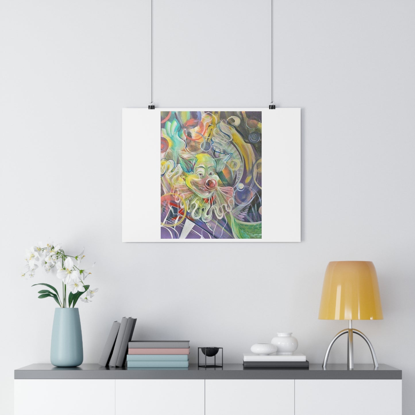 "Clowning Around”- Giclée Art Print by artist David Hilborn