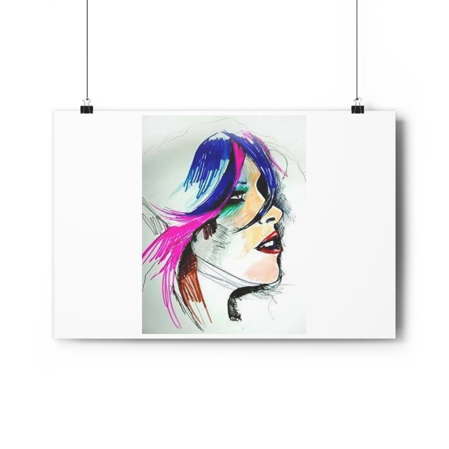 "Scribble”- Giclée Art Print by artist David Hilborn