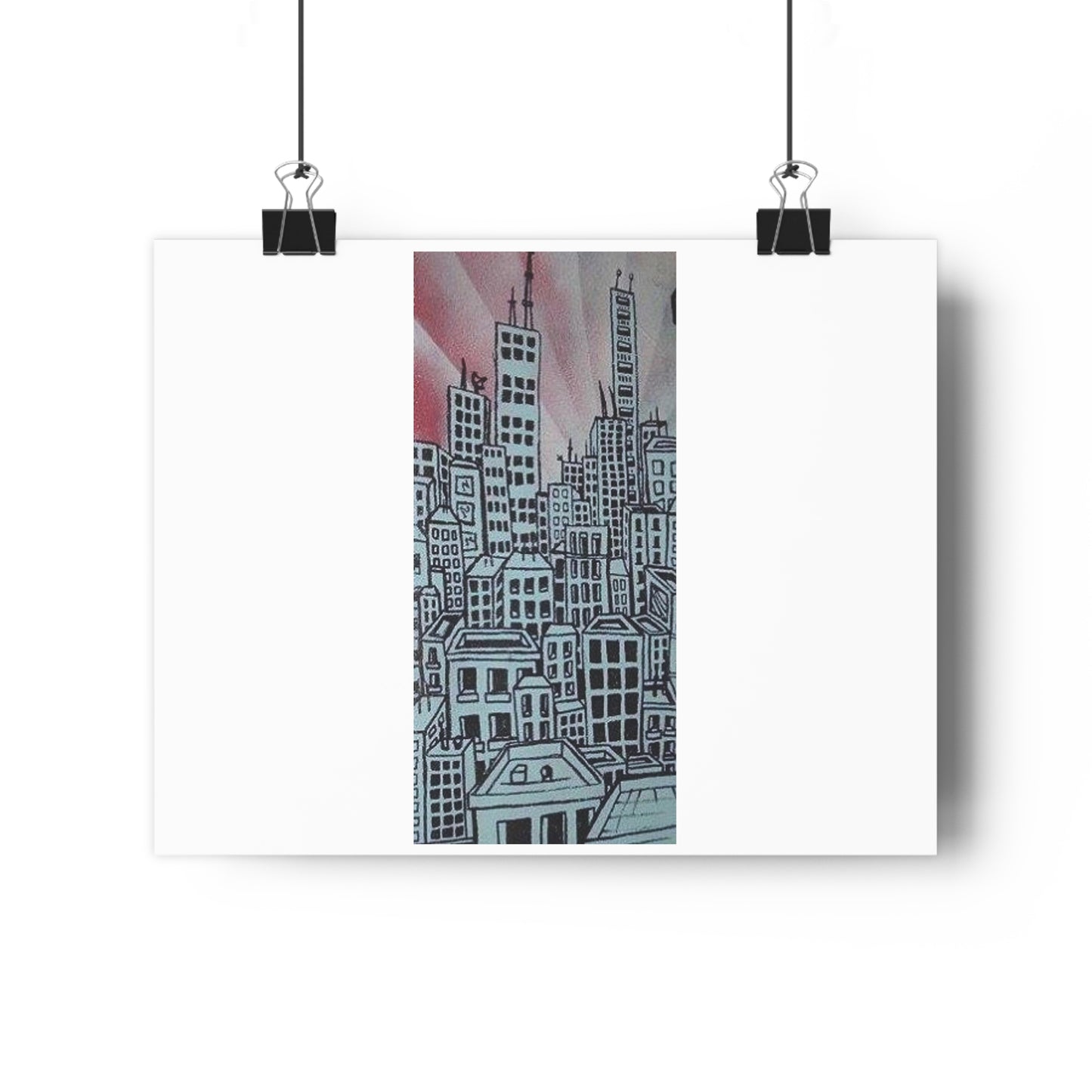 "Sky View”- Giclée Art Print by artist David Hilborn