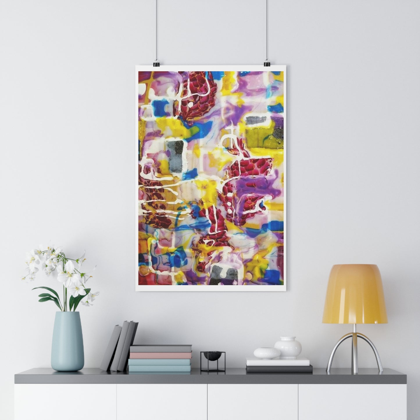 "Technicolor Razzle Dazzle”- Giclée Art Print by artist David Hilborn