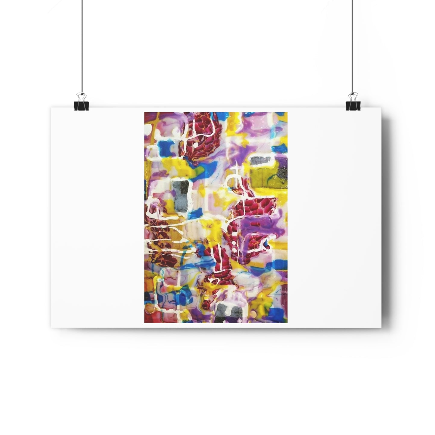 "Technicolor Razzle Dazzle”- Giclée Art Print by artist David Hilborn