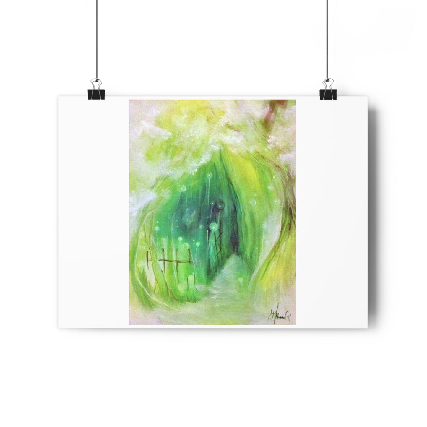 "Patch of Luck”- Giclée Art Print by artist David Hilborn