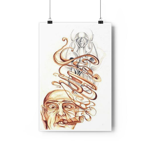 "Stogie”- Giclée Art Print by artist David Hilborn