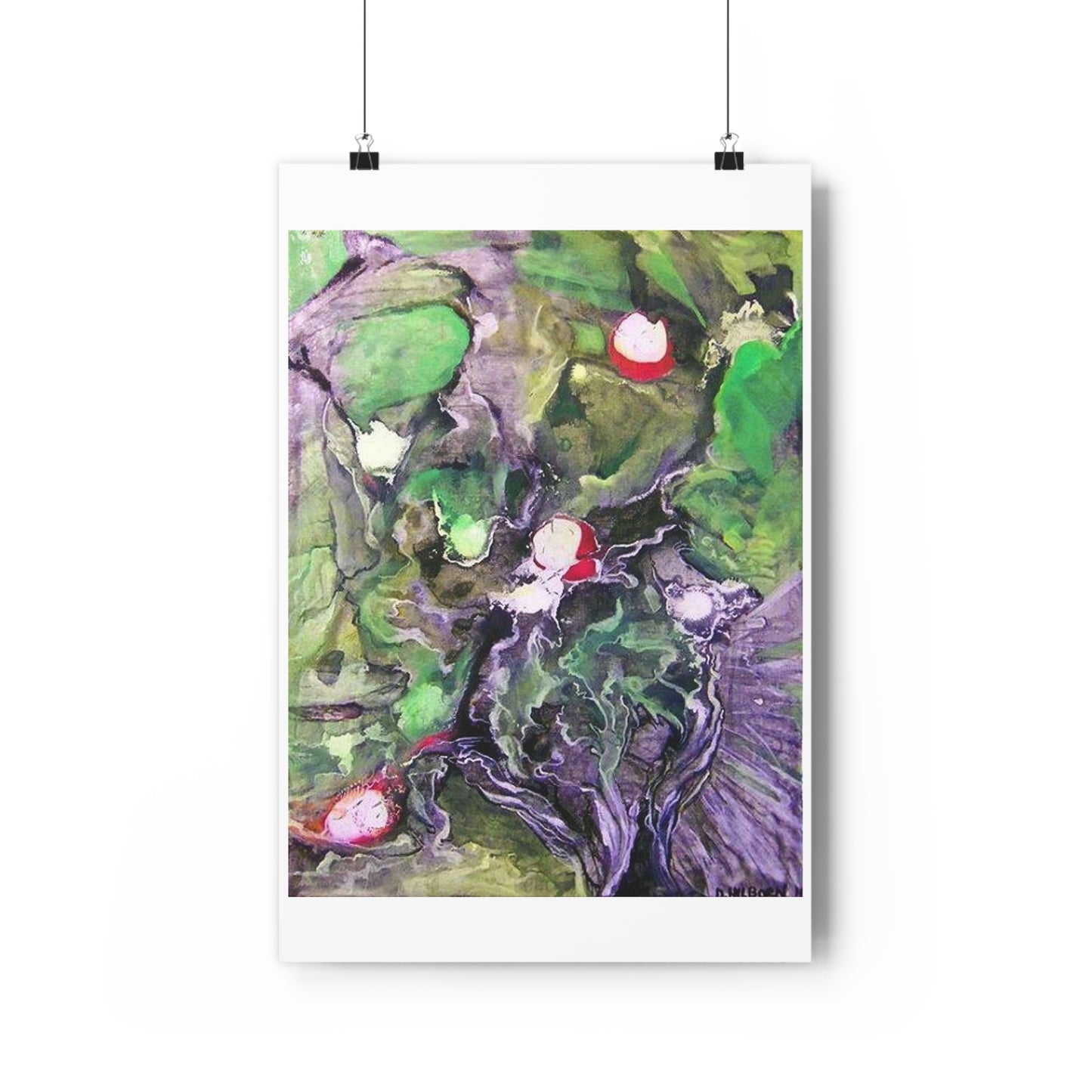 "Strawberry Surprise”- Giclée Art Print by artist David Hilborn