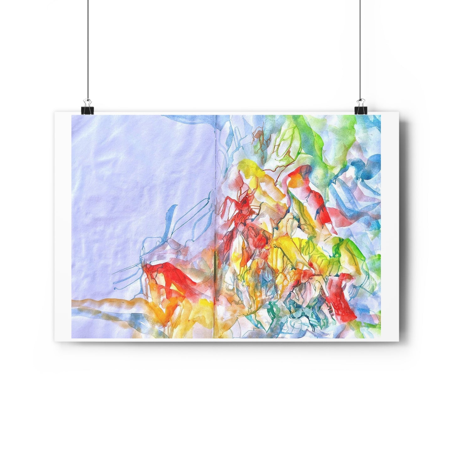 "Waterpark”- Giclée Art Print by artist David Hilborn