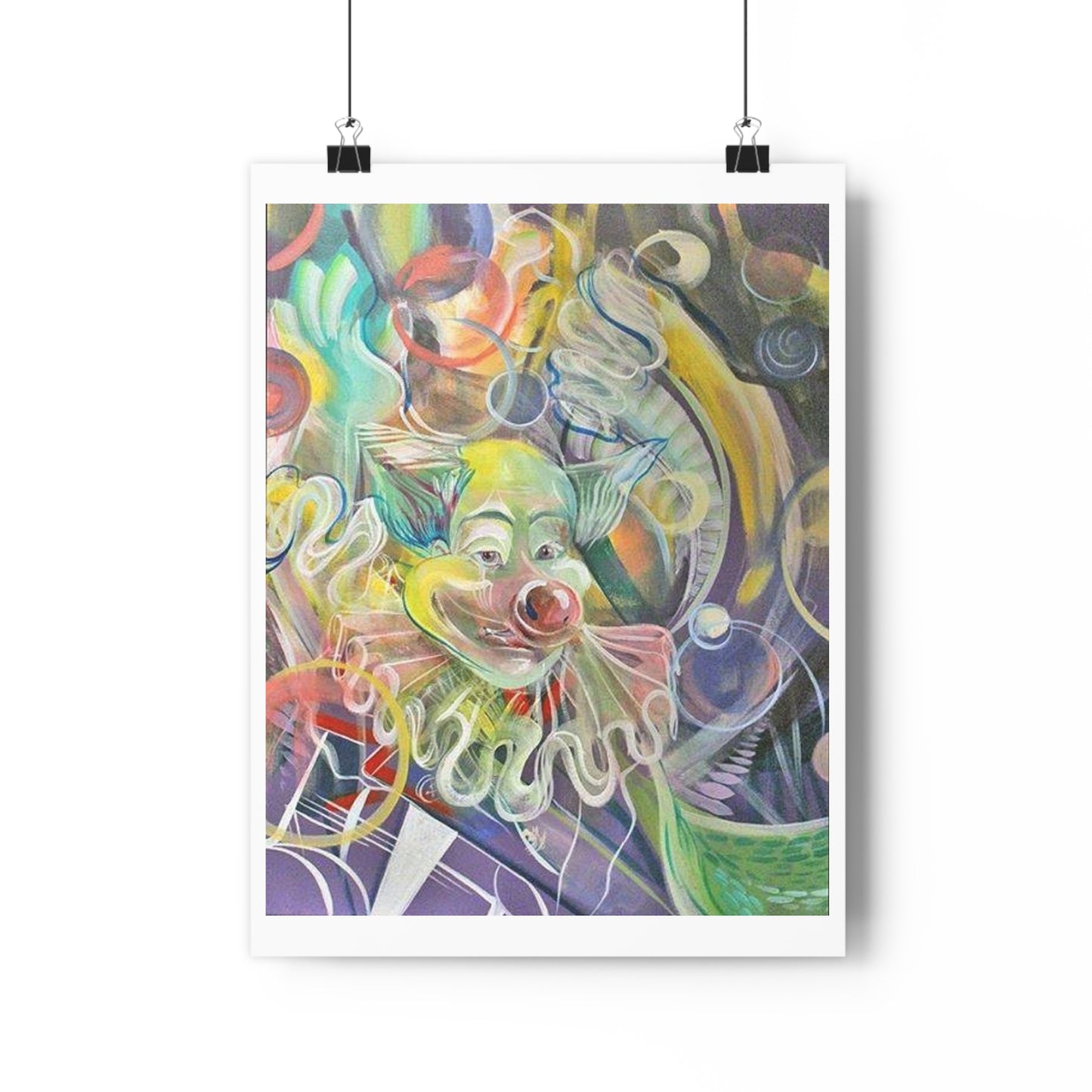 "Clowning Around”- Giclée Art Print by artist David Hilborn