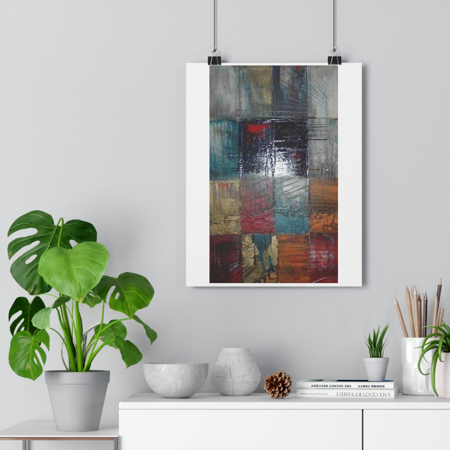 "Contemporary Grid”- Giclée Art Print by artist David Hilborn