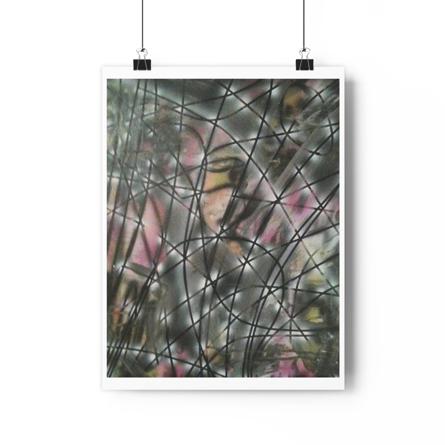 "Crossed Lines”- Giclée Art Print by artist David Hilborn