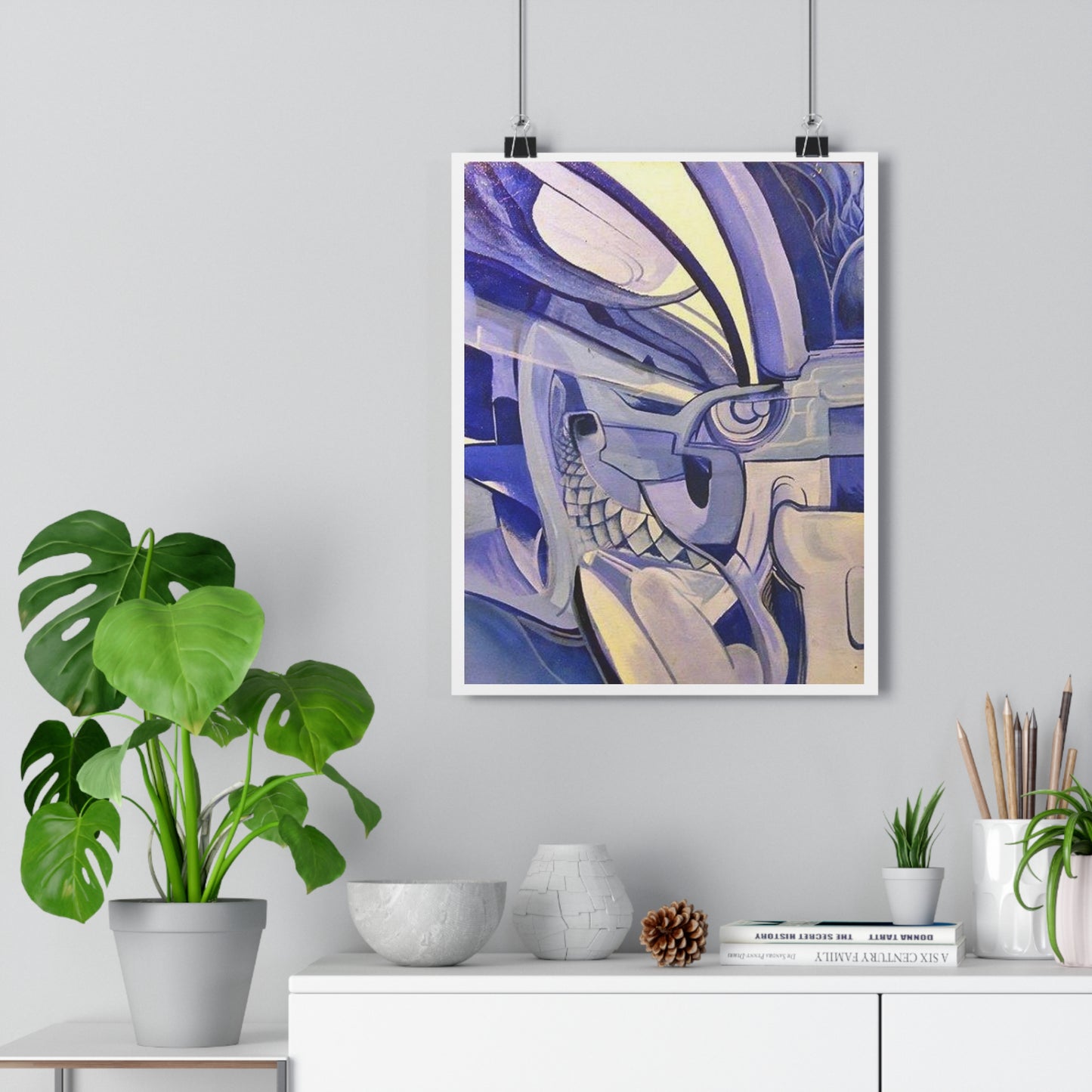 "Blue Heron”- Giclée Art Print by artist David Hilborn