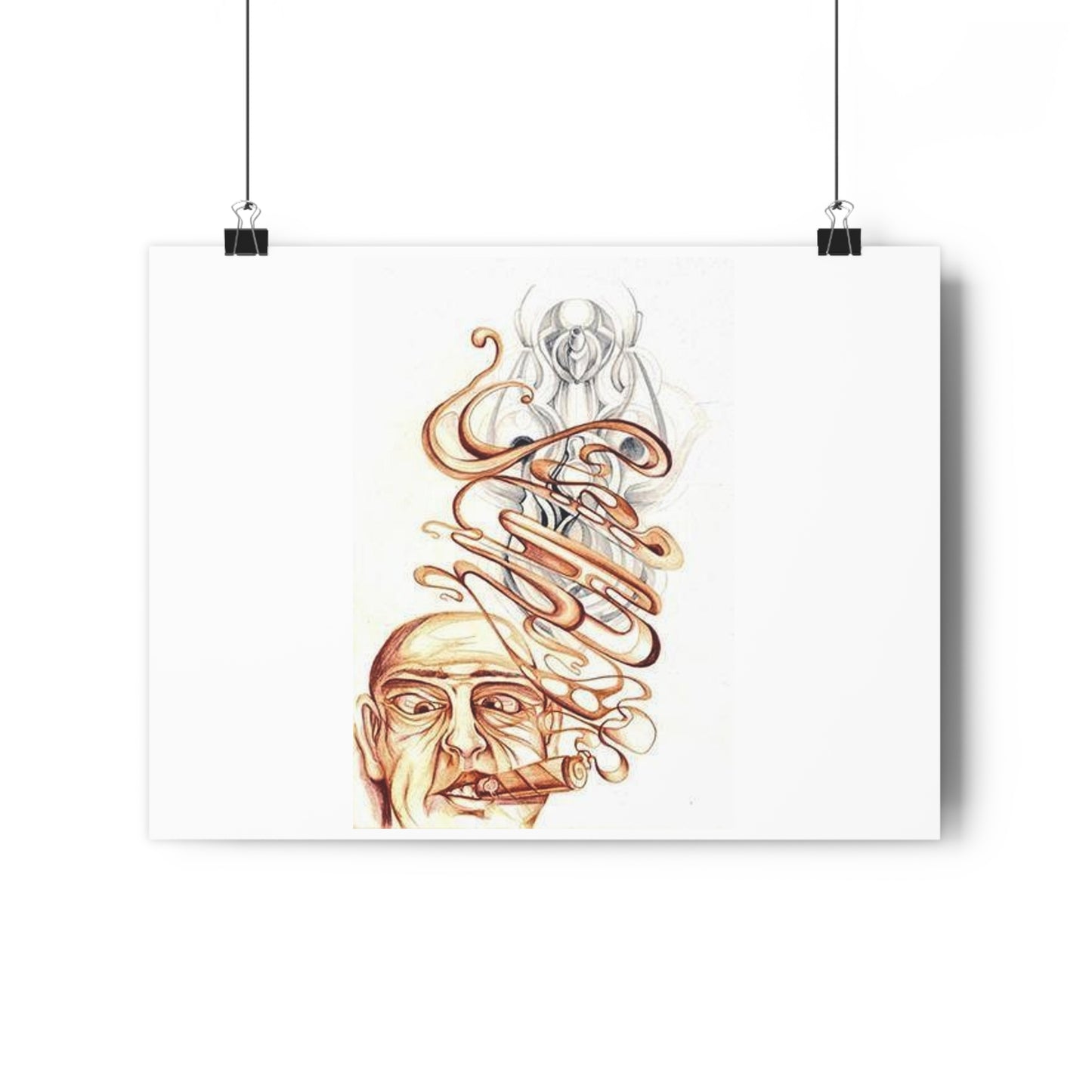 "Stogie”- Giclée Art Print by artist David Hilborn