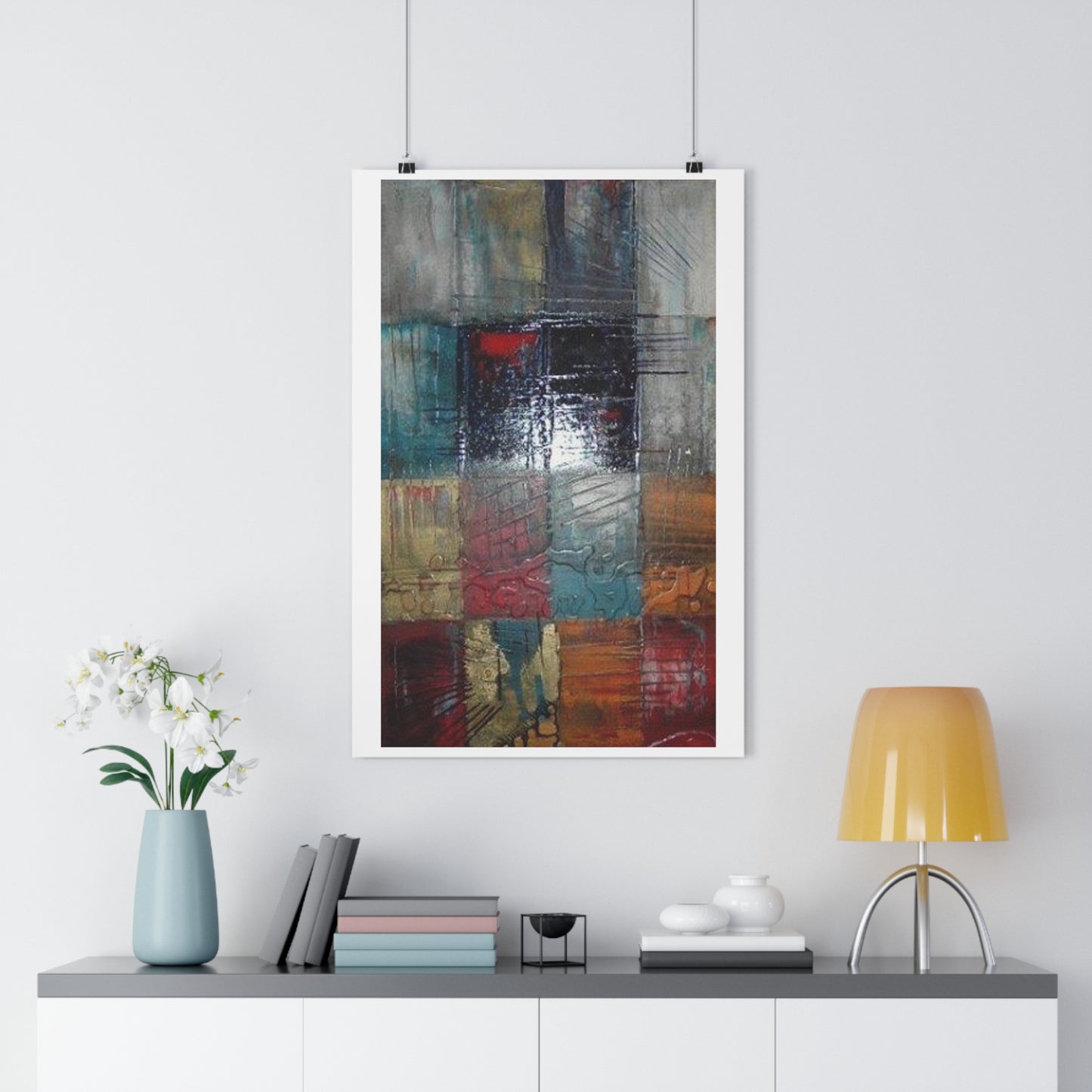 "Contemporary Grid”- Giclée Art Print by artist David Hilborn