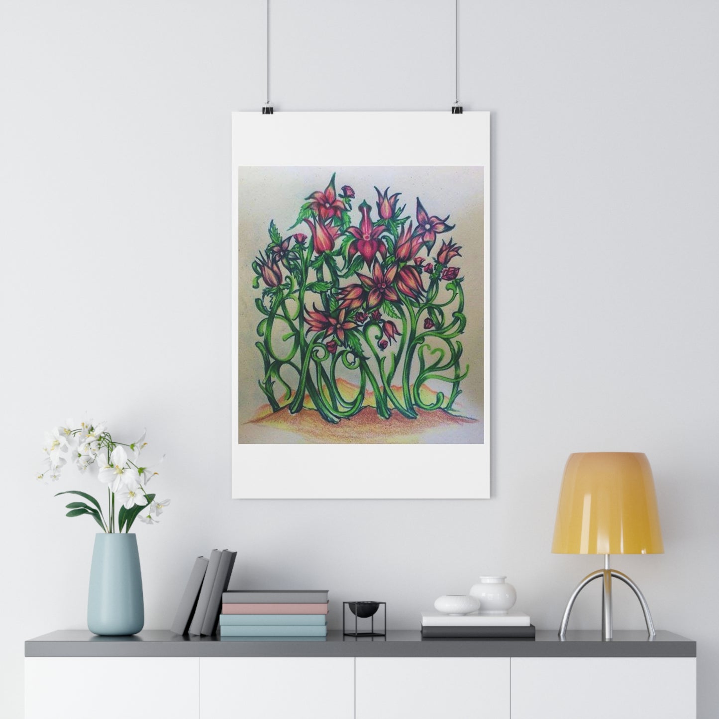 "Grow/Love”- Giclée Art Print by artist David Hilborn