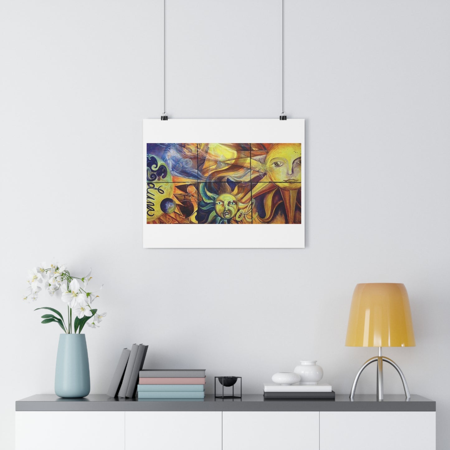 "Sun/Moon”- Giclée Art Print by artist David Hilborn