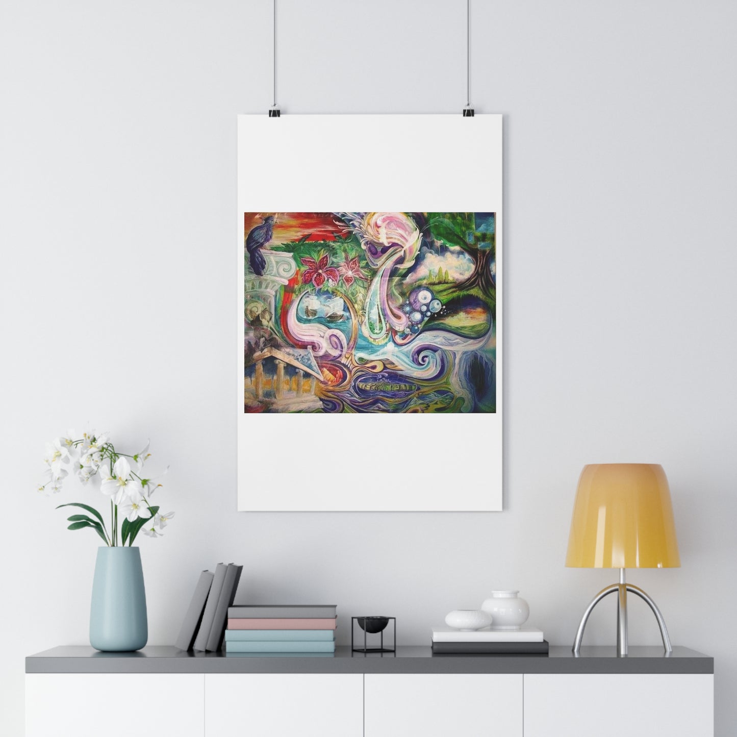 "Focus and Chaos”- Giclée Art Print by artist David Hilborn