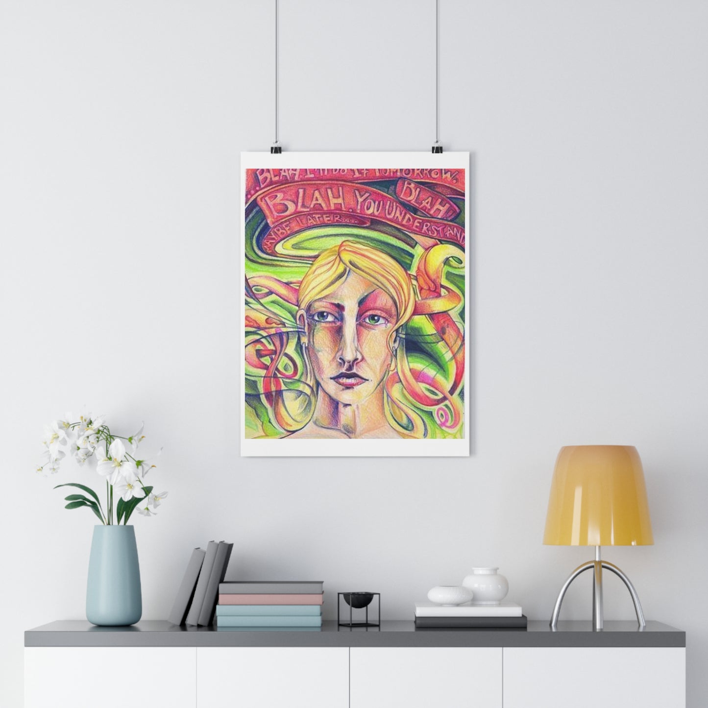 "Poet”- Giclée Art Print by artist David Hilborn