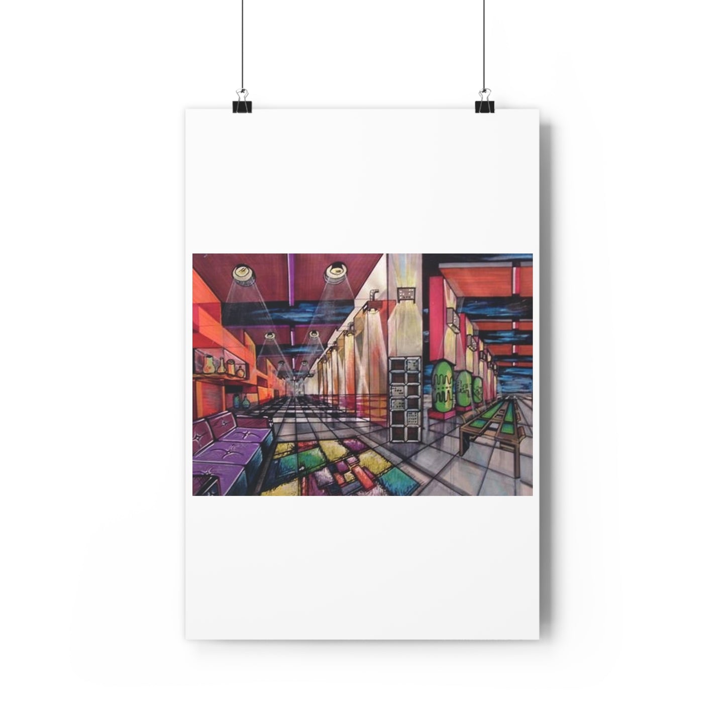 "Impossible Spaces”- Giclée Art Print by artist David Hilborn