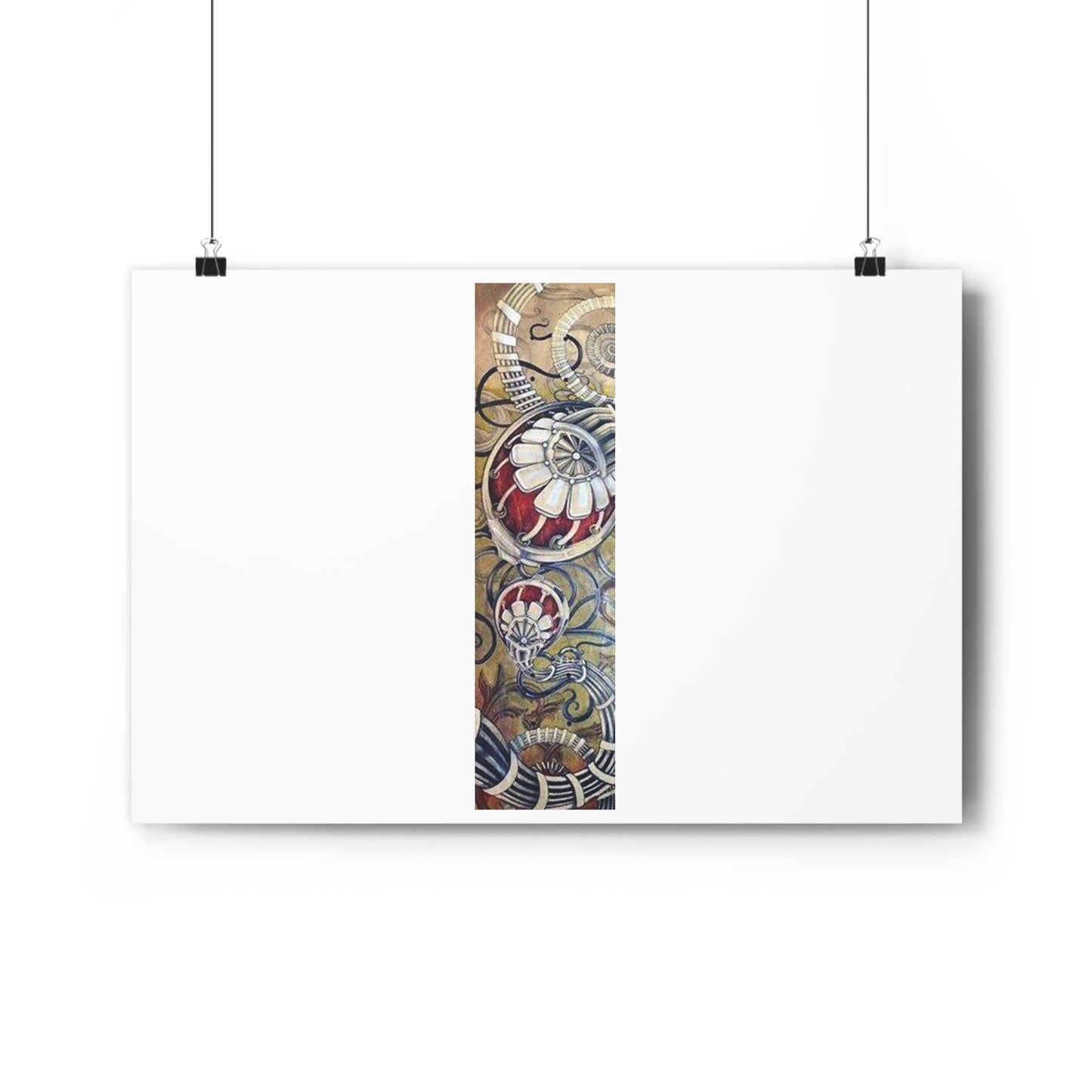 "Skate Deck Entry”- Giclée Art Print by artist David Hilborn