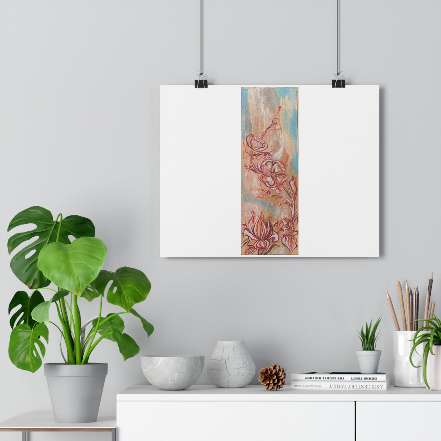 "Cherry Blossoms”- Giclée Art Print by artist David Hilborn