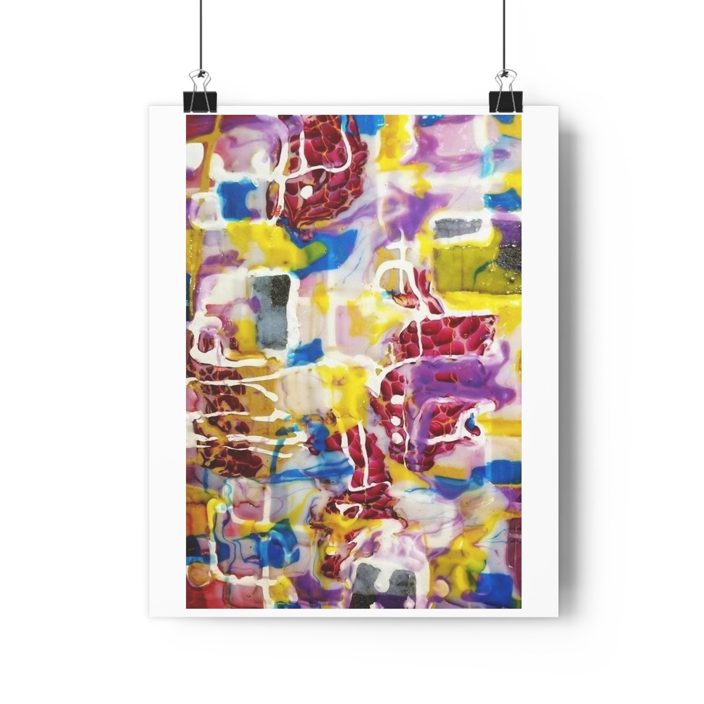 "Technicolor Razzle Dazzle”- Giclée Art Print by artist David Hilborn