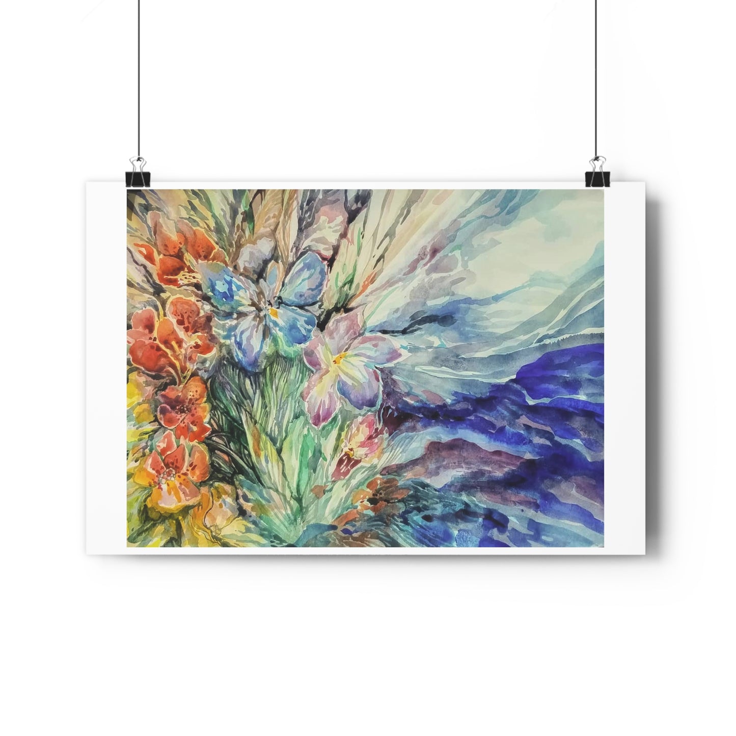 "Faceted Growth”- Giclée Art Print by artist David Hilborn