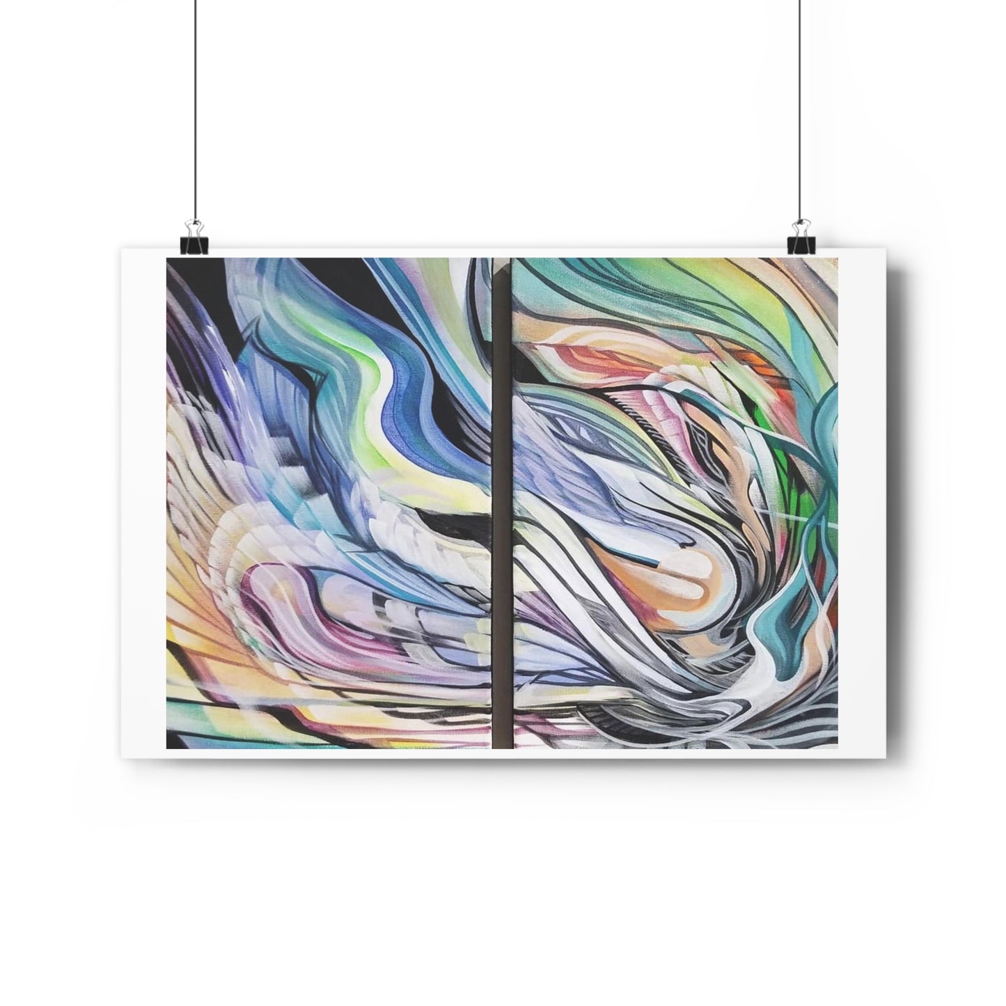 "Flow”- Giclée Art Print by artist David Hilborn