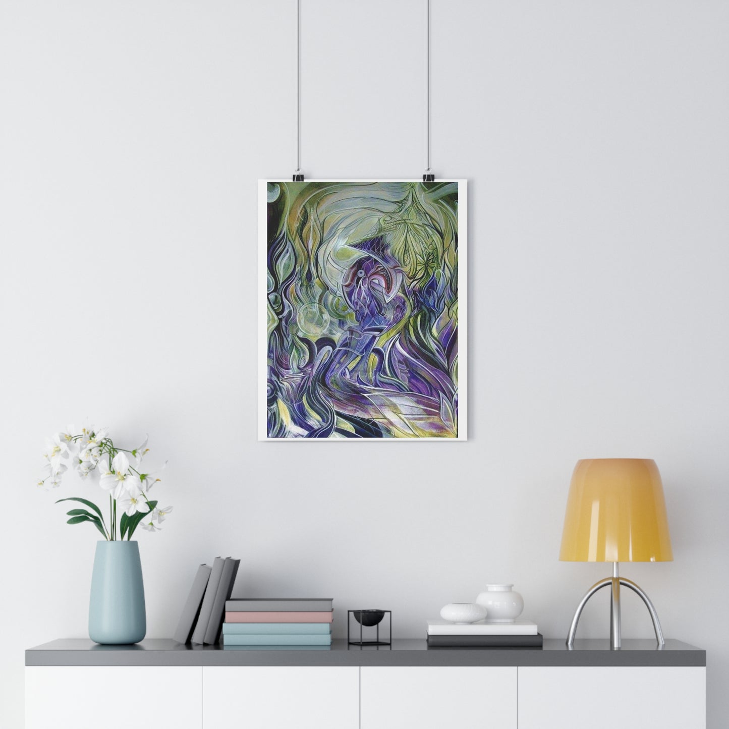 "Purp”- Giclée Art Print by artist David Hilborn