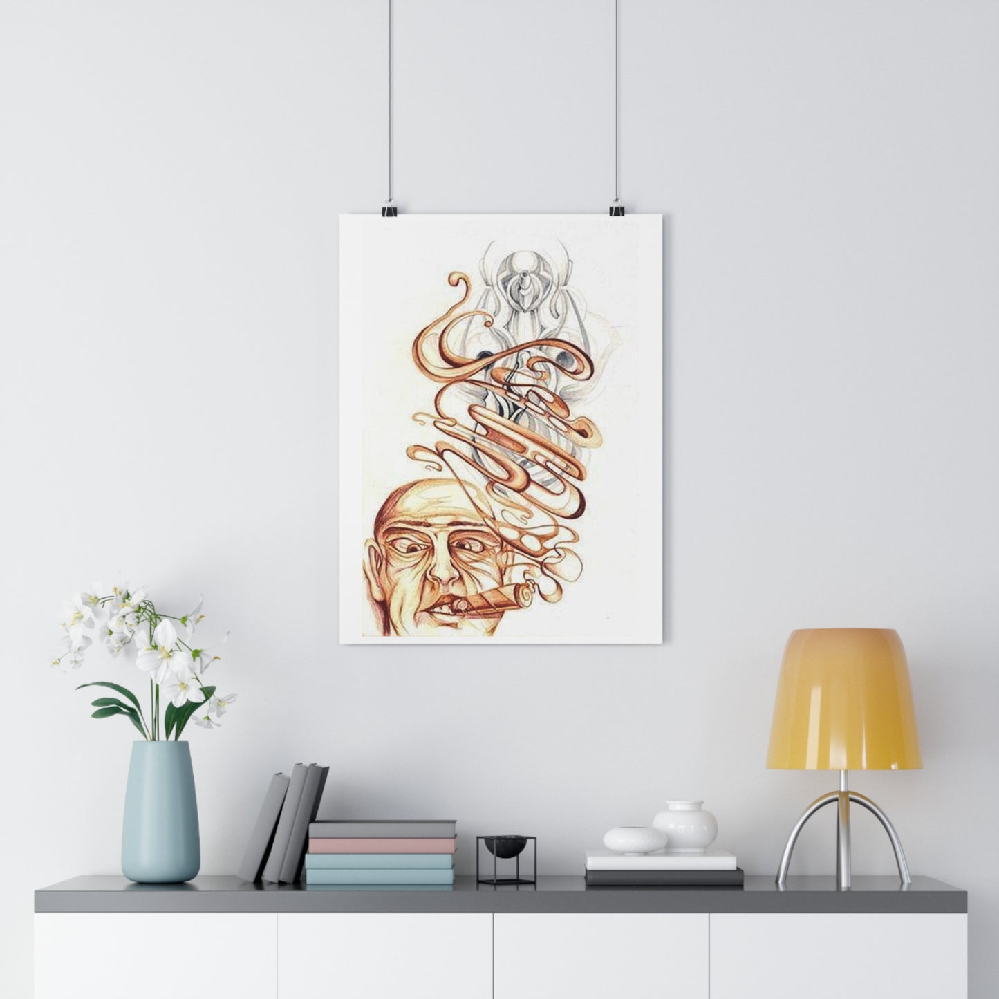 "Stogie”- Giclée Art Print by artist David Hilborn