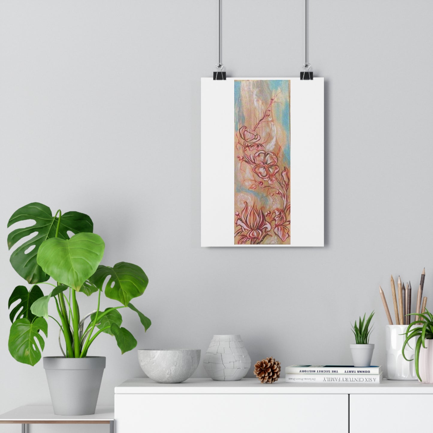 "Cherry Blossoms”- Giclée Art Print by artist David Hilborn