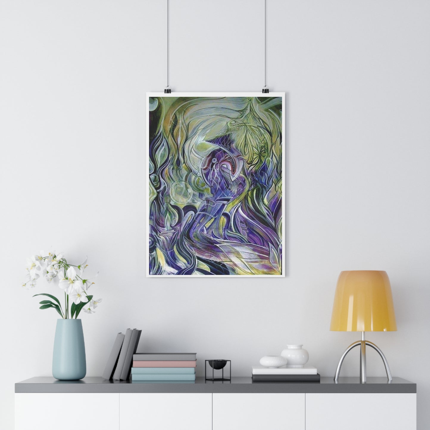 "Purp”- Giclée Art Print by artist David Hilborn