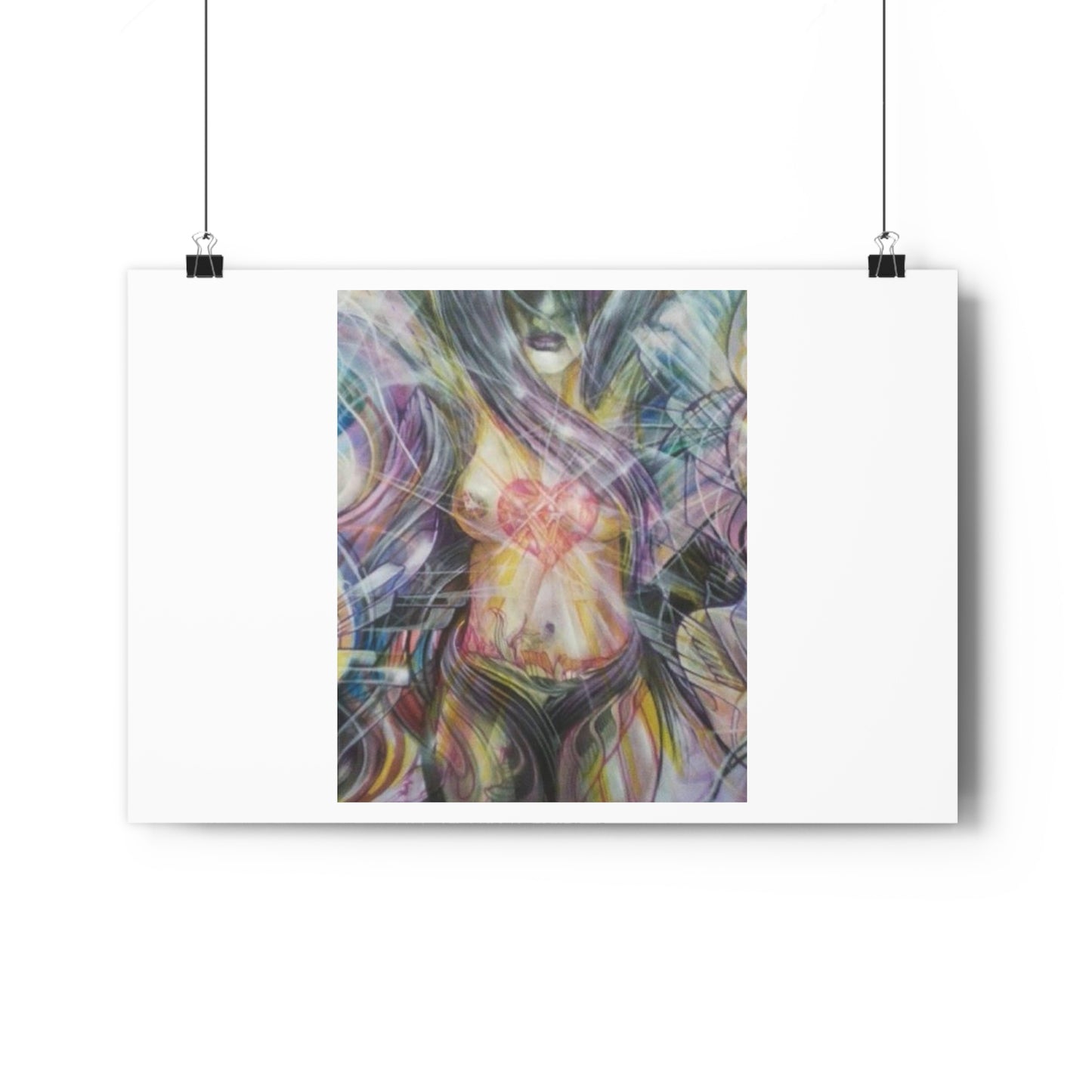 "Visionary Nude”- Giclée Art Print by artist David Hilborn