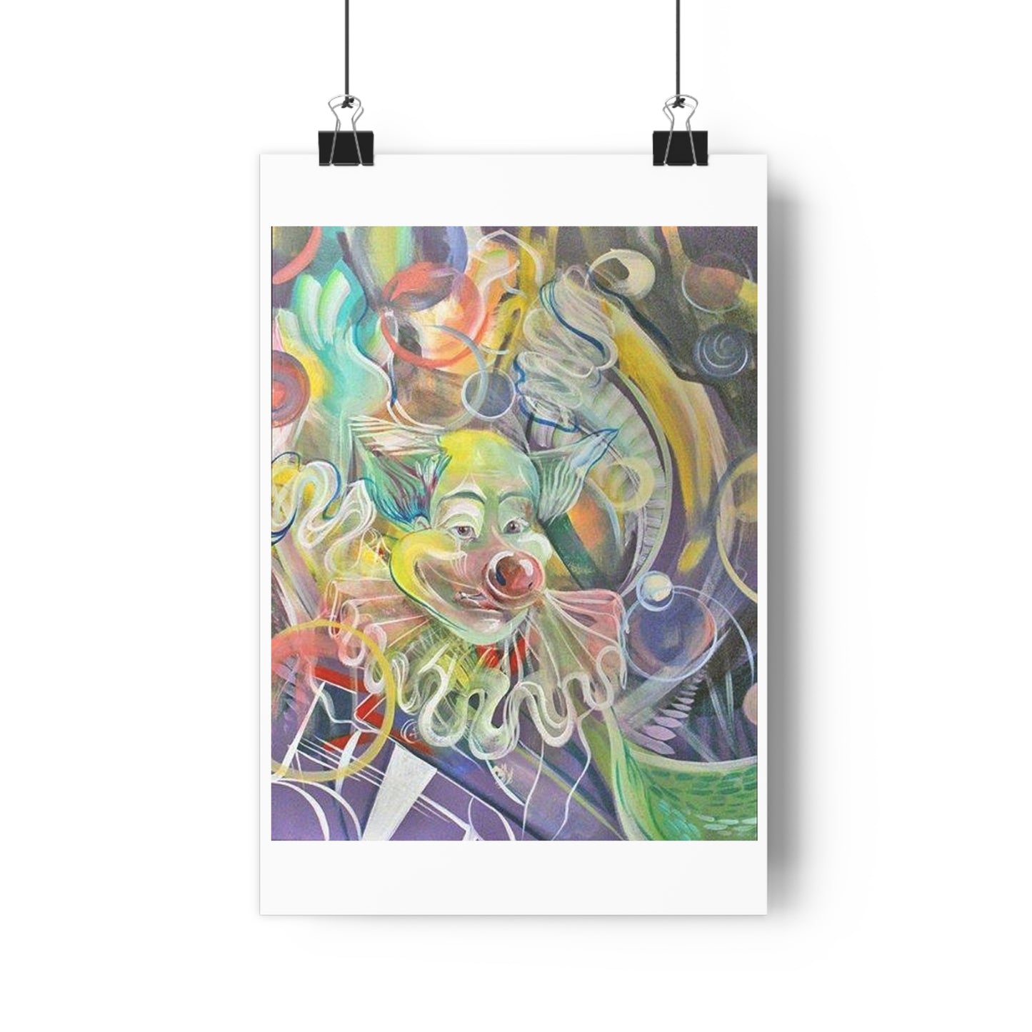 "Clowning Around”- Giclée Art Print by artist David Hilborn