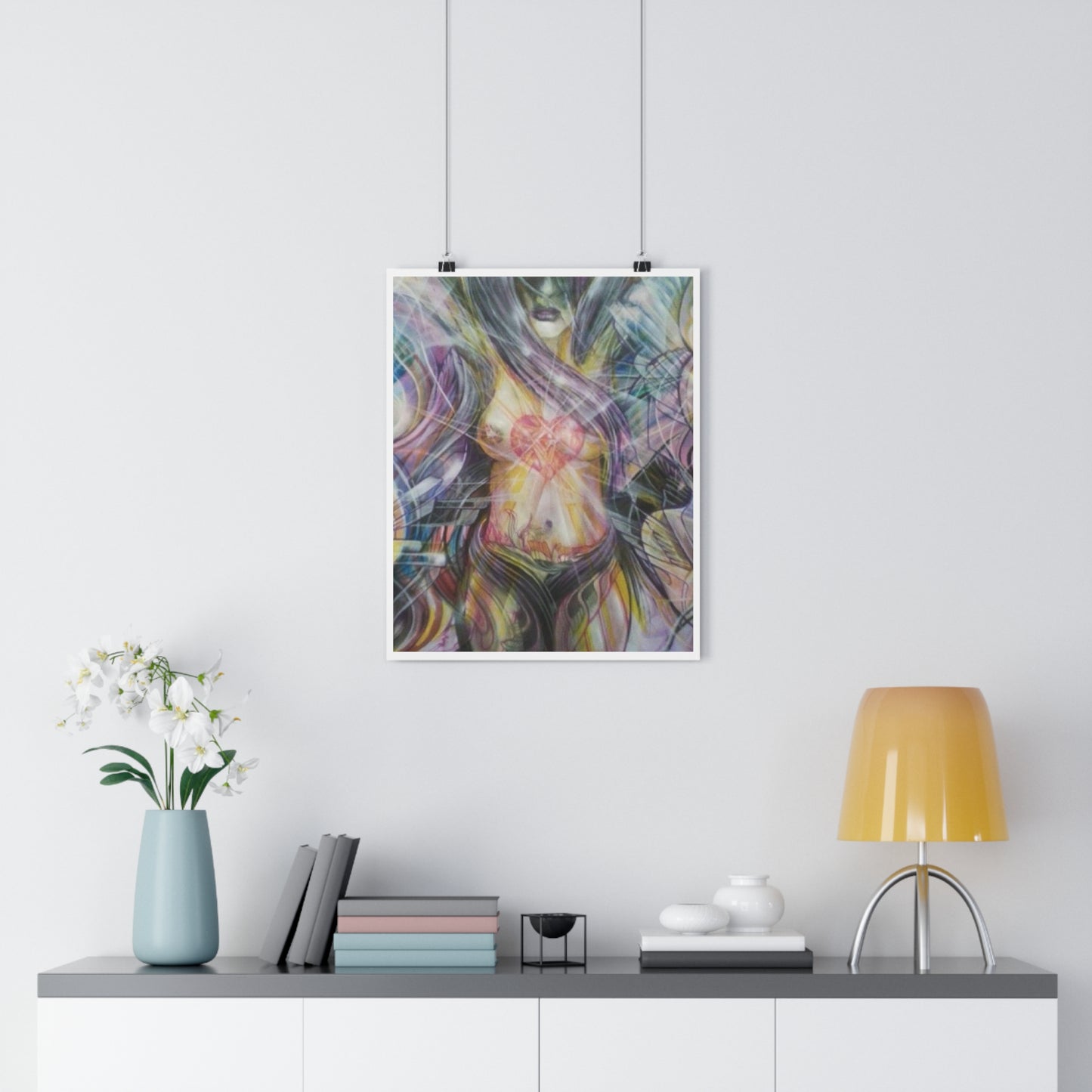 "Visionary Nude”- Giclée Art Print by artist David Hilborn