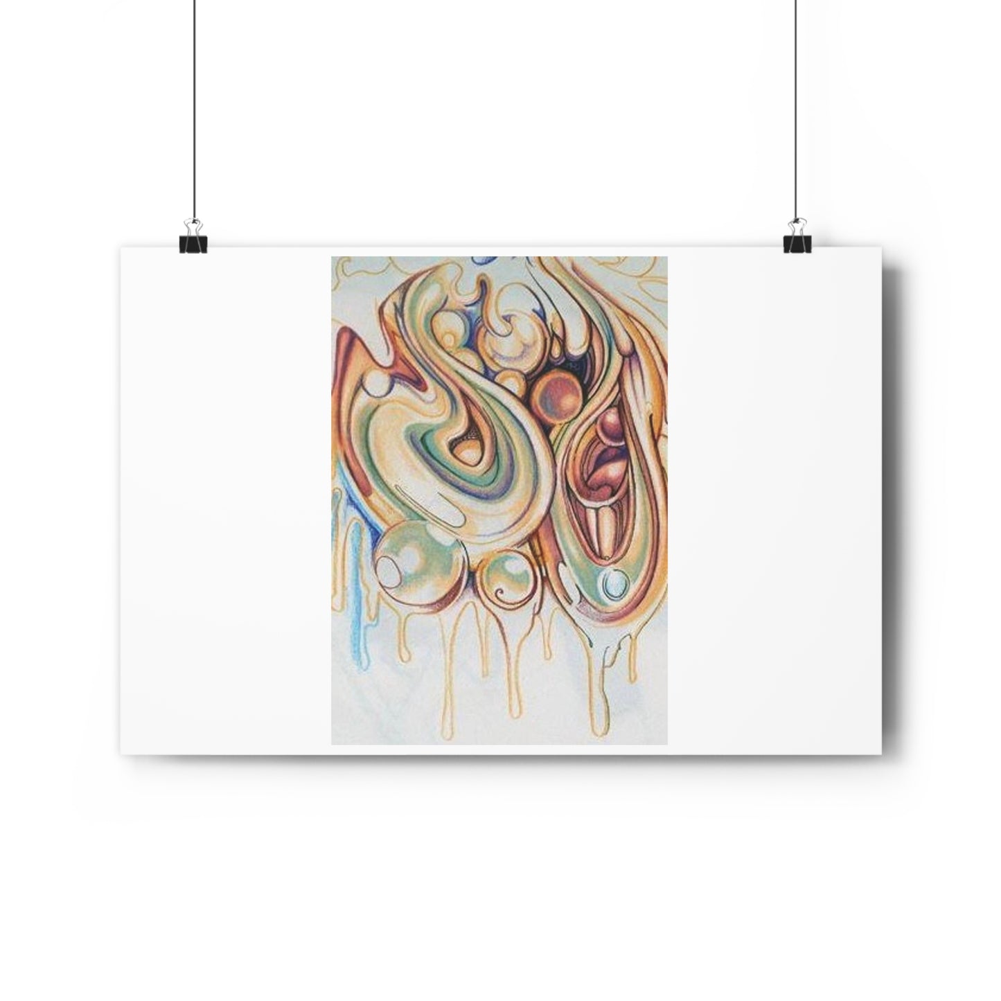 "Iridescent Bubbles”- Giclée Art Print by artist David Hilborn