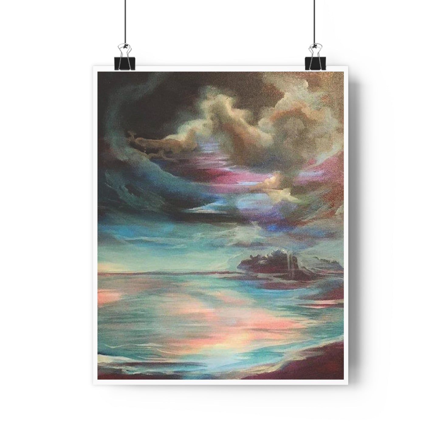 "Stormy”- Giclée Art Print by artist David Hilborn