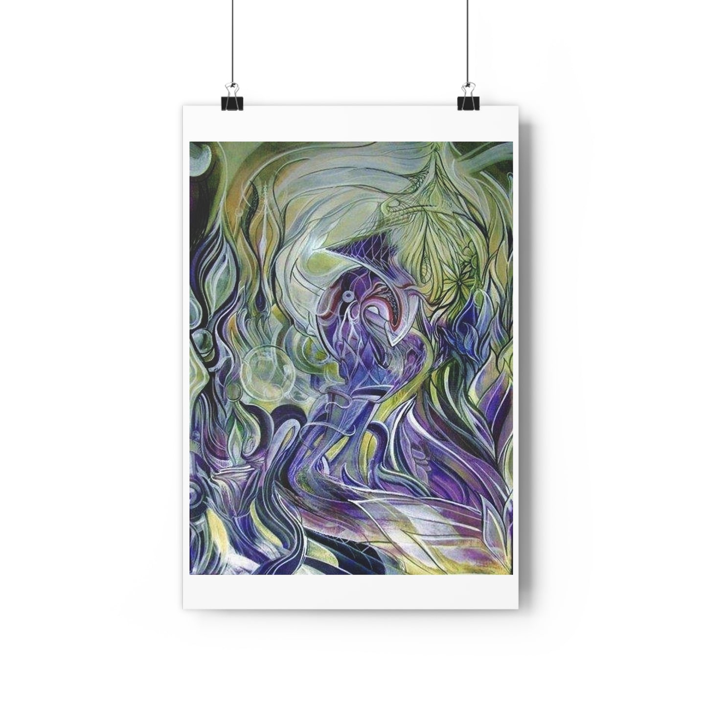 "Purp”- Giclée Art Print by artist David Hilborn