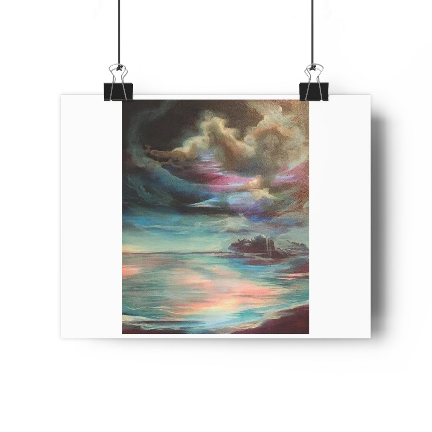 "Stormy”- Giclée Art Print by artist David Hilborn