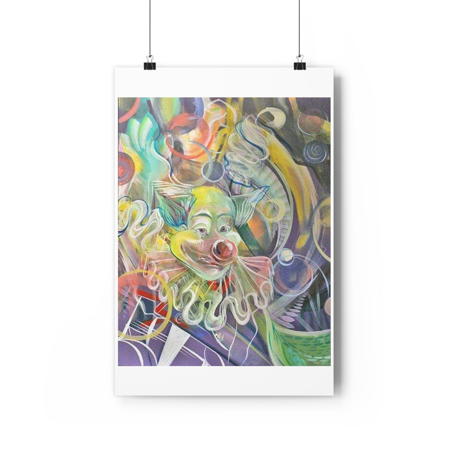 "Clowning Around”- Giclée Art Print by artist David Hilborn