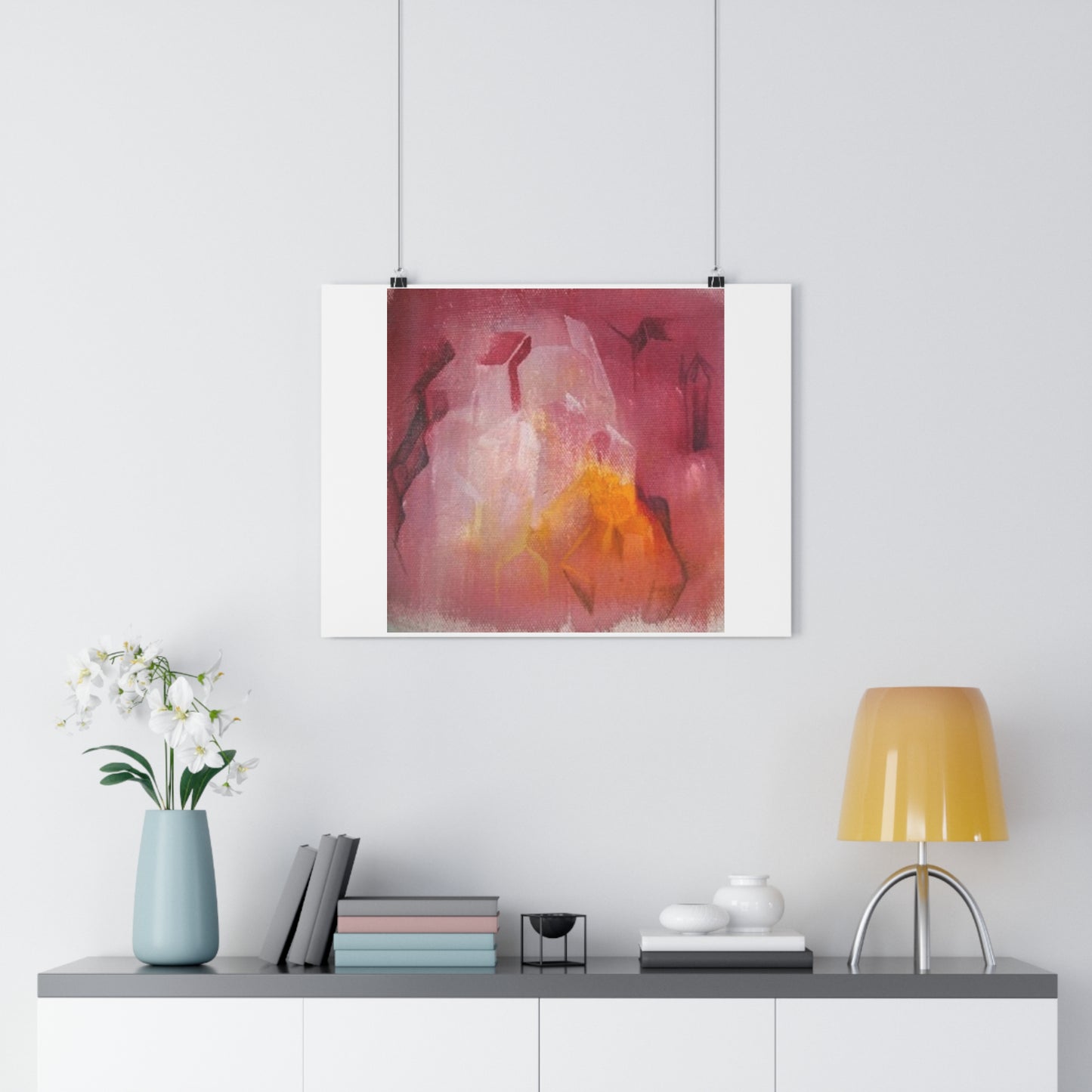 "Raspberry Citrine”- Giclée Art Print by artist David Hilborn