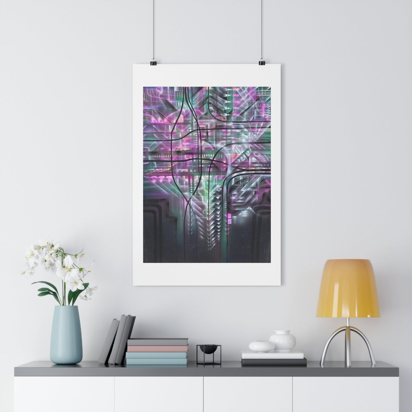 “Compute”- Giclée Art Print by artist David Hilborn