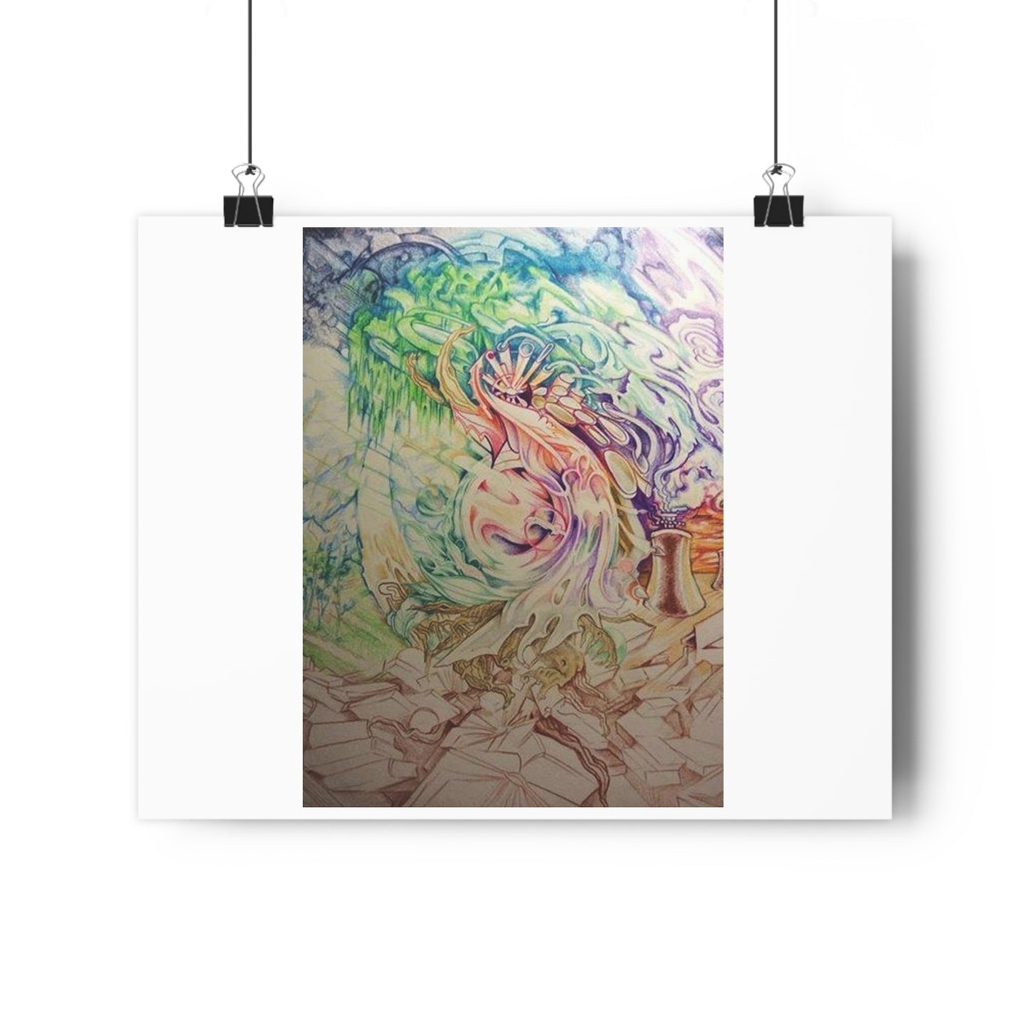 "Rooted in Literature”- Giclée Art Print by artist David Hilborn