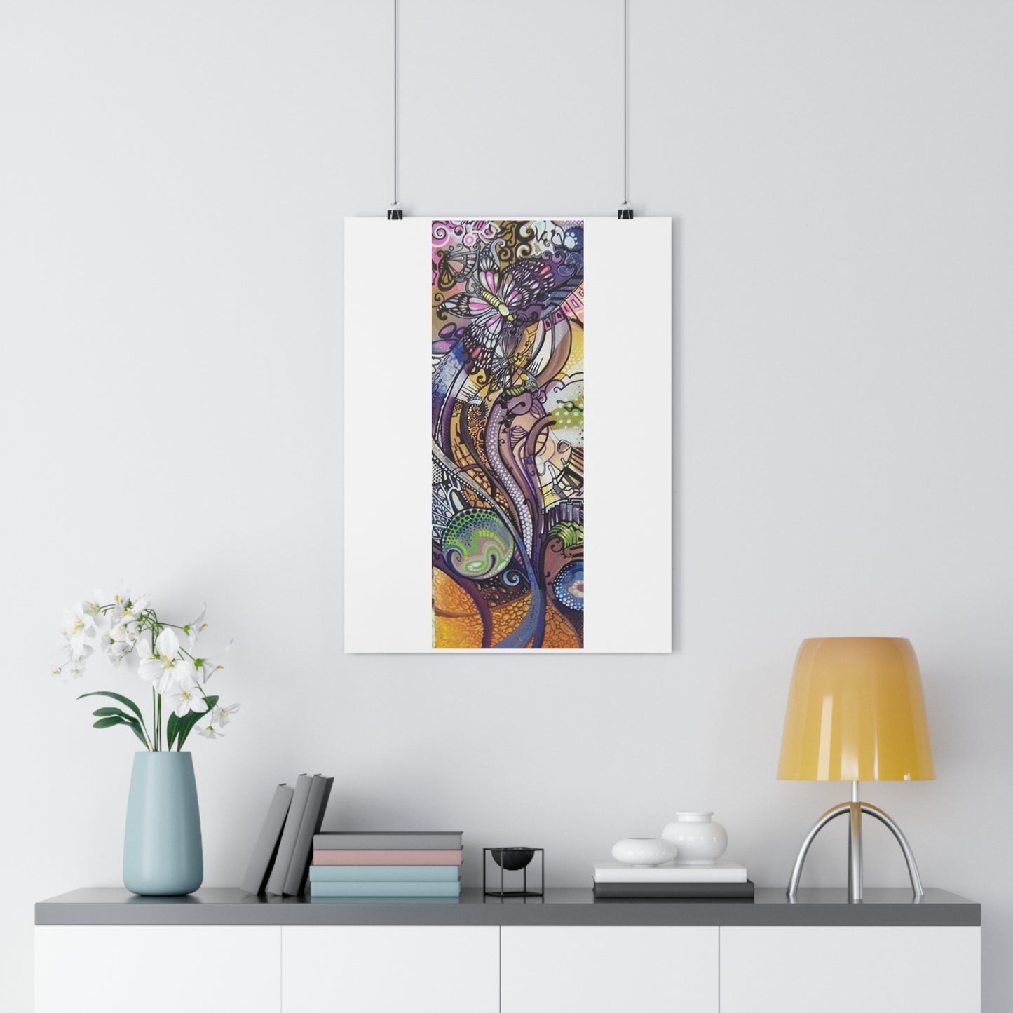 "Flutterby”- Giclée Art Print by artist David Hilborn