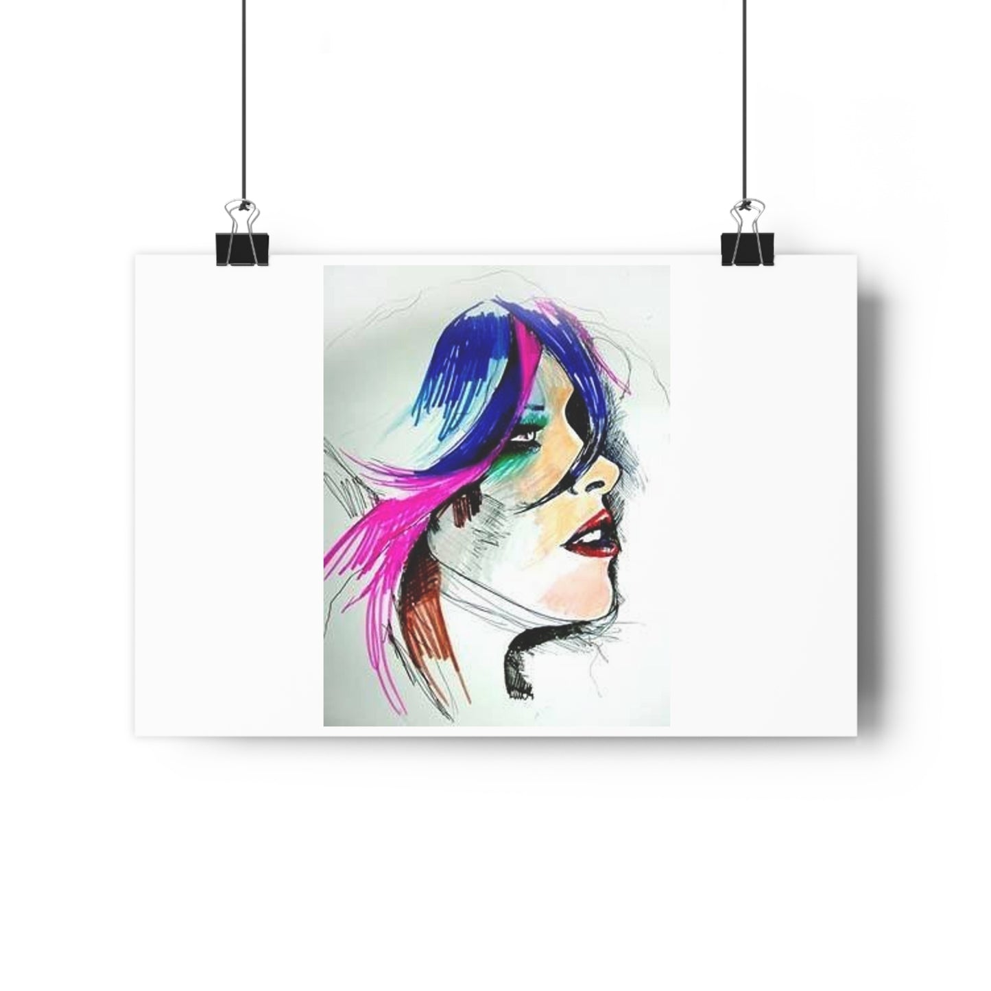 "Scribble”- Giclée Art Print by artist David Hilborn