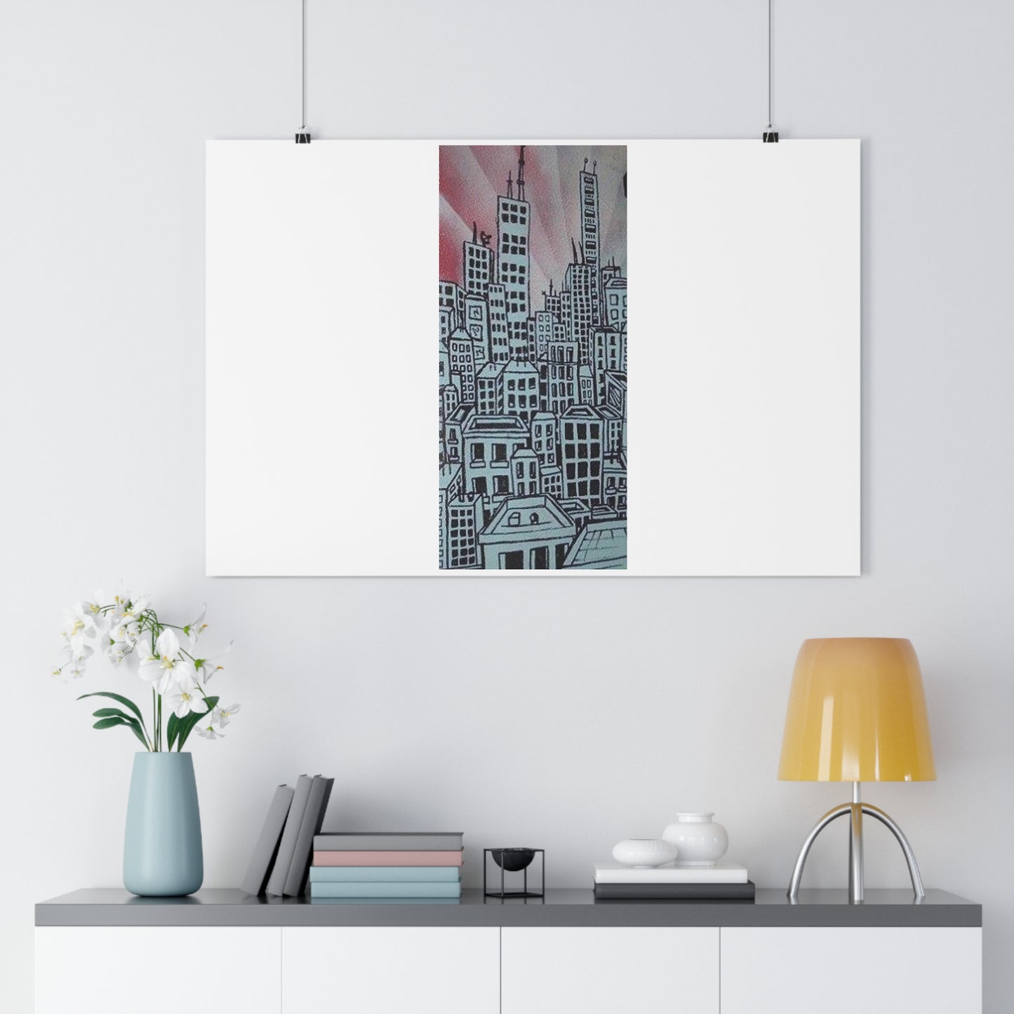 "Sky View”- Giclée Art Print by artist David Hilborn